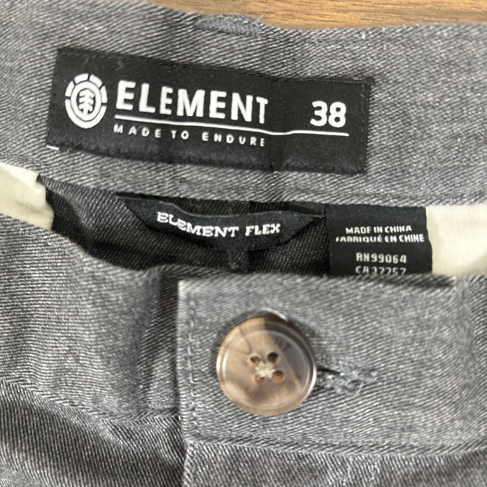 Element Mens Gray Element Flex Flat Front 12" Ins… - image 7